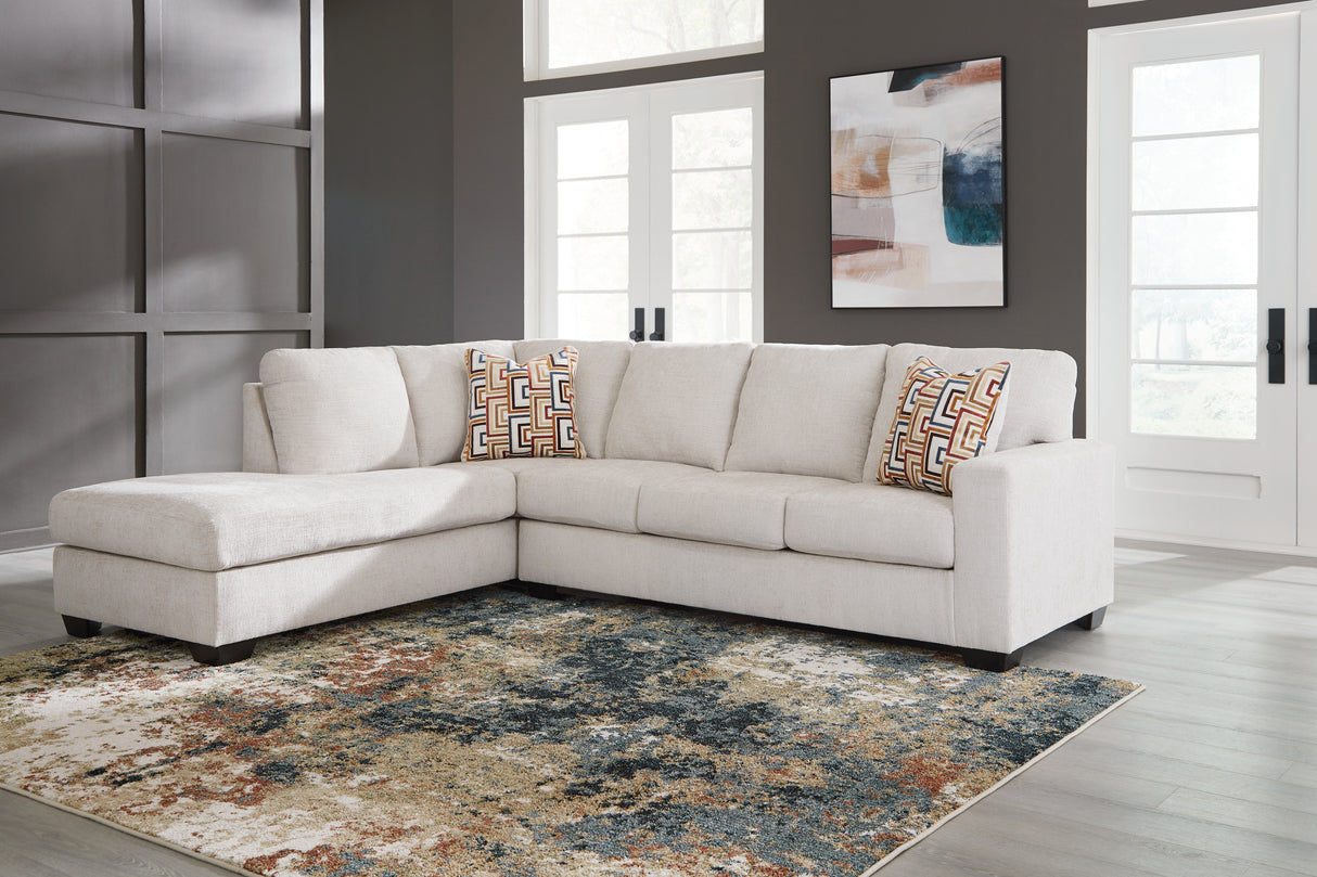 Aviemore 2-Piece Sectional with Chaise (Color: Stone, Sectional Orientation: Left Arm Facing)