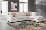 Aviemore 2-Piece Sectional with Chaise (Color: Stone, Sectional Orientation: Right Arm Facing)