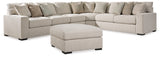 Ballyton 5-Piece Sectional with Ottoman (Armless Chair, Left-Arm Facing Loveseat, Right-Arm Facing Loveseat, Wedge, Oversized Accent Ottoman)
