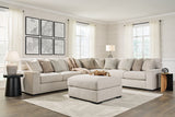Ballyton 5-Piece Sectional with Ottoman (Armless Chair, Left-Arm Facing Loveseat, Right-Arm Facing Loveseat, Wedge, Oversized Accent Ottoman)