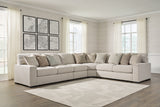 Ballyton 5-Piece Sectional with Ottoman (Armless Chair, Left-Arm Facing Loveseat, Right-Arm Facing Loveseat, Wedge, Oversized Accent Ottoman)