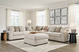 Ballyton 5-Piece Sectional with Ottoman (Armless Chair, Left-Arm Facing Loveseat, Right-Arm Facing Loveseat, Wedge, Oversized Accent Ottoman)