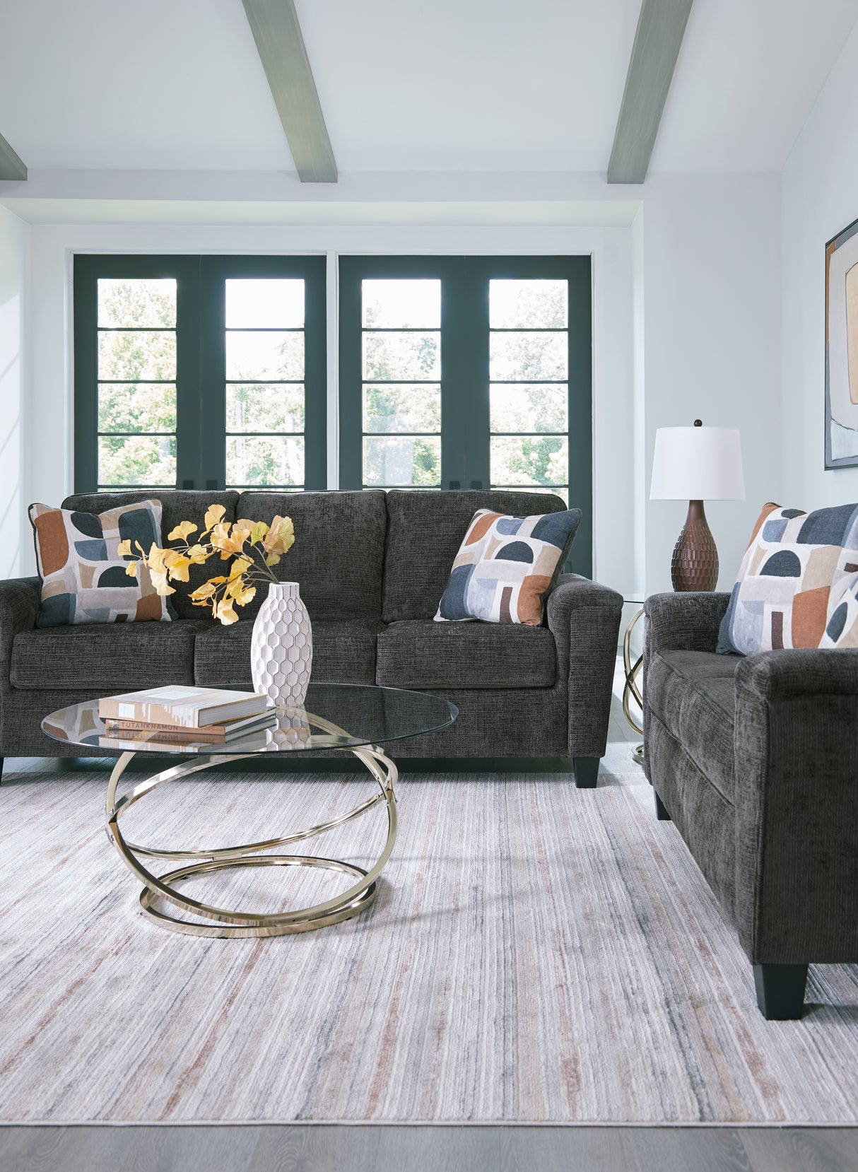 Erinslane 2-Piece Sofa and Loveseat (Sofa, Loveseat)