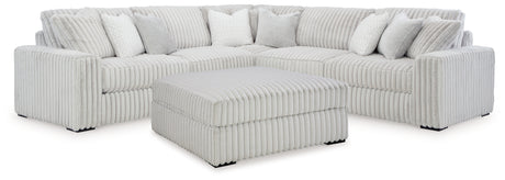 Stupendous 3-Piece Sectional and Ottoman