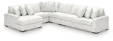 Stupendous 5-Piece Sectional with Chaise (Sectional Orientation: Left Arm Facing)