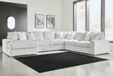 Stupendous 5-Piece Sectional with Chaise (Sectional Orientation: Left Arm Facing)