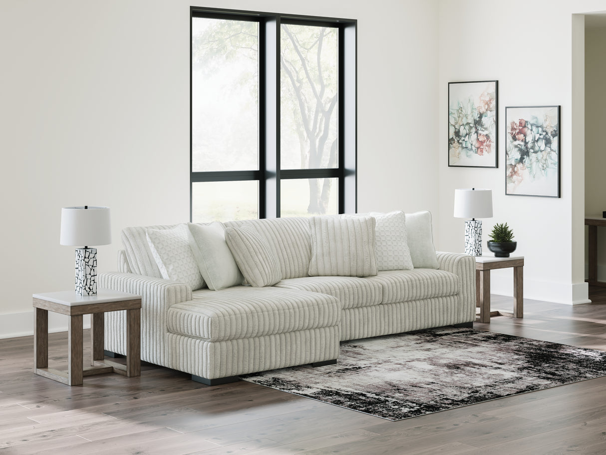 Stupendous 2-Piece Sectional with Chaise (Sectional Orientation: Left Arm Facing)