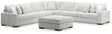 Stupendous 6-Piece Sectional with Ottoman (Armless Chair, Armless Chair, Left-Arm Facing Sofa, Right-Arm Facing Sofa, Wedge, Oversized Accent Ottoman)