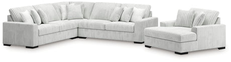 Stupendous 3-Piece Sectional and Oversized Chaise