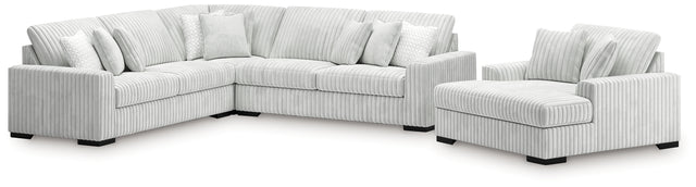 Stupendous 3-Piece Sectional and Oversized Chaise