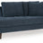 Bixler Right-Arm Facing Corner Chaise (Color: Navy)
