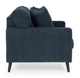 Bixler Loveseat (Color: Navy)
