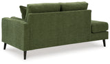 Bixler Right-Arm Facing Corner Chaise (Color: Olive)