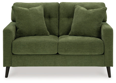 Bixler Loveseat (Color: Olive)