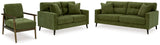 Bixler 3-Piece Sofa, Loveseat and Chair (Sofa, Loveseat, Showood Accent Chair)