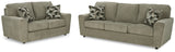 Cascilla 2-Piece Sofa and Loveseat (Sofa, Loveseat)