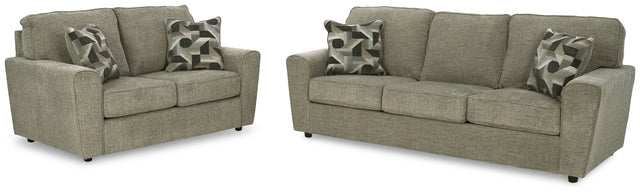 Cascilla 2-Piece Sofa and Loveseat (Sofa, Loveseat)