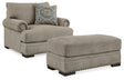 Galemore 2-Piece Chair and Ottoman (Oversized Chair, Ottoman)