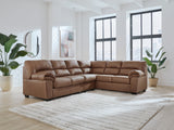 WillowBend 3-Piece Sectional (Color: Caramel)