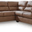 WillowBend 2-Piece Sectional (Color: Caramel)