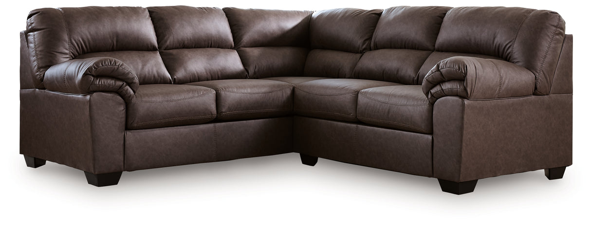 WillowBend 2-Piece Sectional (Color: Umber)