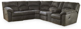 Tambo 3-Piece Sectional with Recliner (Left-Arm Facing Reclining Loveseat, Right-Arm Facing Reclining Loveseat, Recliner)