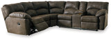 Tambo 2-Piece Reclining Sectional (Color: Canyon)