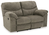 Alphons 2-Piece Sofa and Loveseat (Reclining Sofa, Reclining Loveseat)