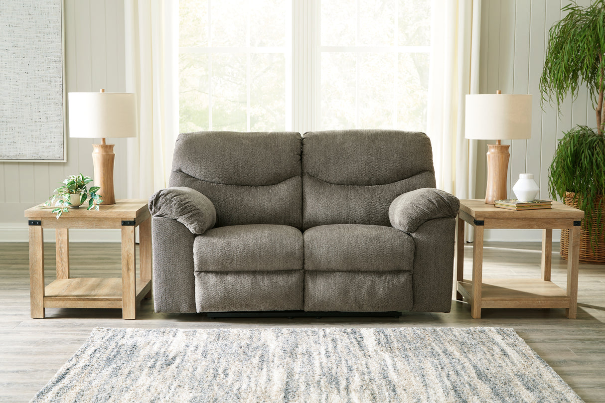 Alphons Reclining Loveseat (Color: Putty)