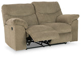 Alphons Reclining Loveseat (Color: Briar)