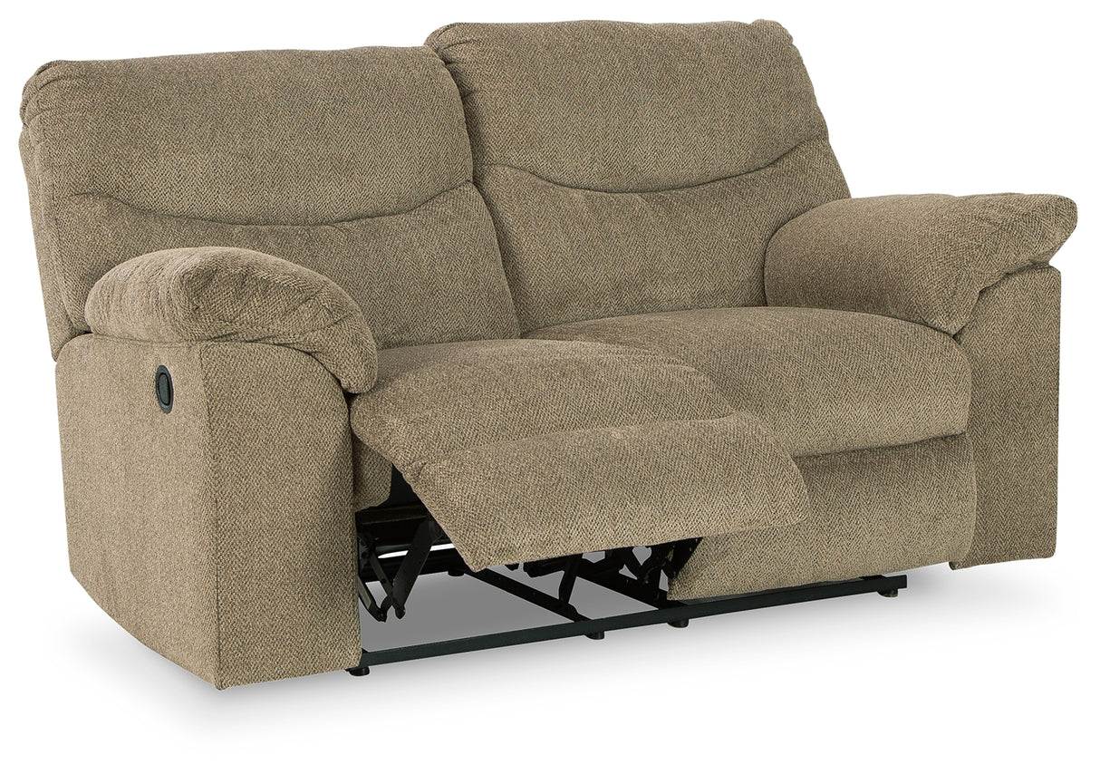 Alphons 3-Piece Sofa, Loveseat and Recliner (Reclining Sofa, Reclining Loveseat, Recliner)