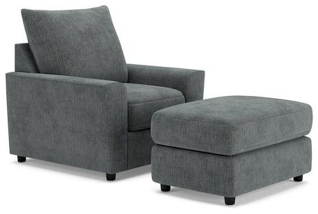 Stairatt 2-Piece Chair and Ottoman (Chair, Ottoman)