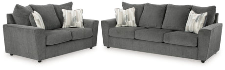 Stairatt 2-Piece Sofa and Loveseat (Sofa, Loveseat)
