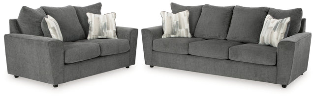 Stairatt 2-Piece Sofa and Loveseat (Sofa, Loveseat)