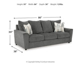 Stairatt 4-Piece Sofa, Loveseat, Chair and Ottoman (Sofa, Loveseat, Chair, Ottoman)
