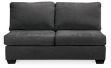 Ambee 4-Piece Sectional with Ottoman (Left-Arm Facing Corner Chaise, Armless Loveseat, Right-Arm Facing Sofa, Oversized Accent Ottoman)