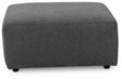 Edenfield Oversized Accent Ottoman (Color: Charcoal)