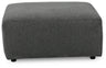 Edenfield Oversized Accent Ottoman (Color: Charcoal)