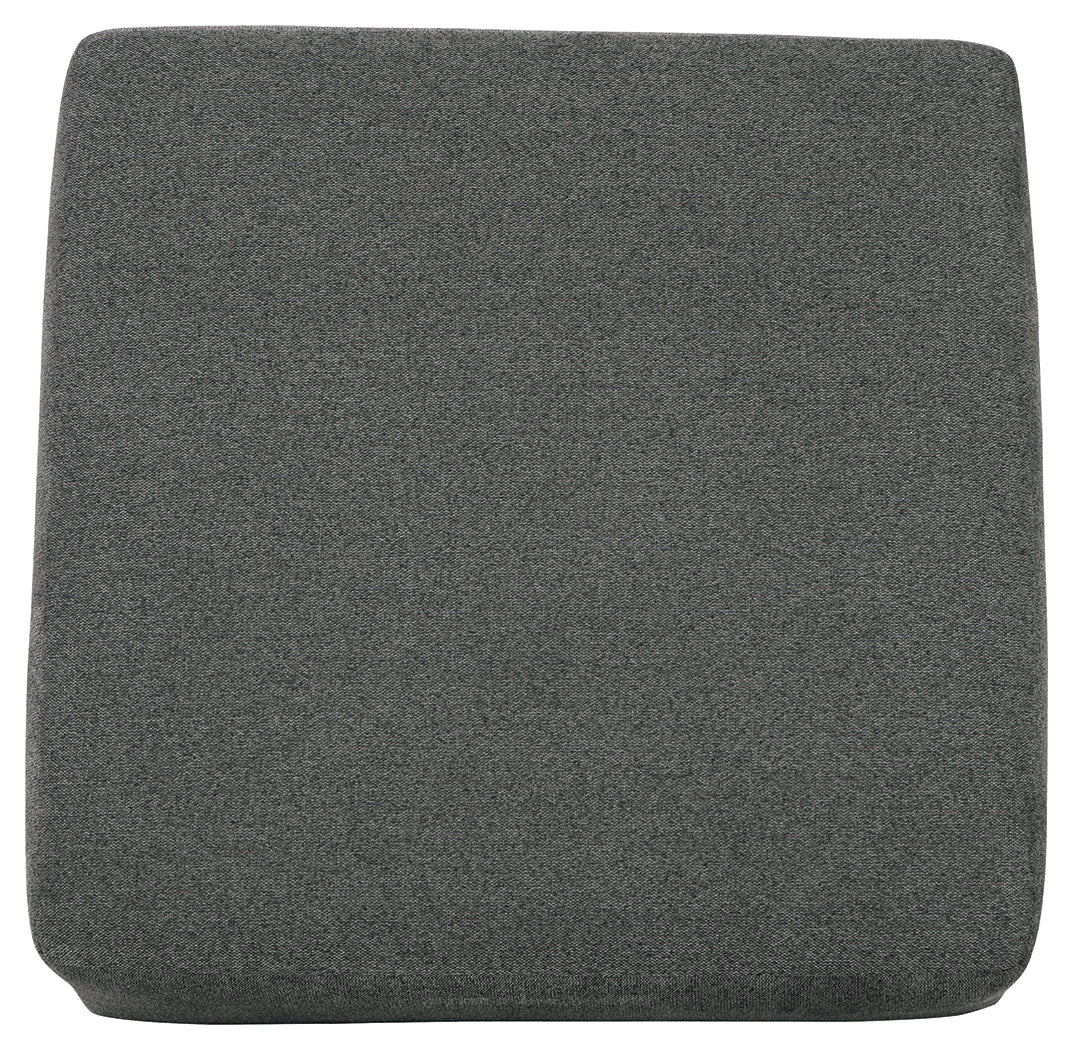 Edenfield Oversized Accent Ottoman (Color: Charcoal)