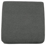 Edenfield Oversized Accent Ottoman (Color: Charcoal)