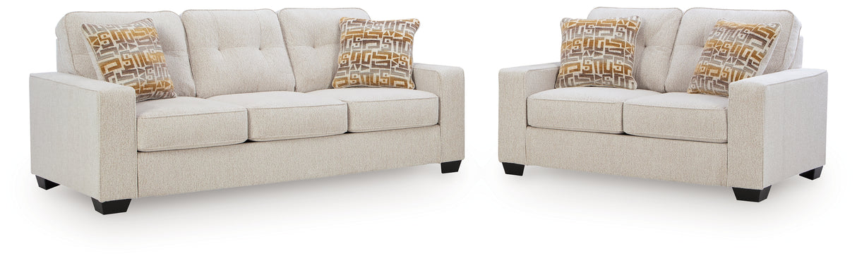 Larimer 2-Piece Sofa and Loveseat (Sofa, Loveseat)