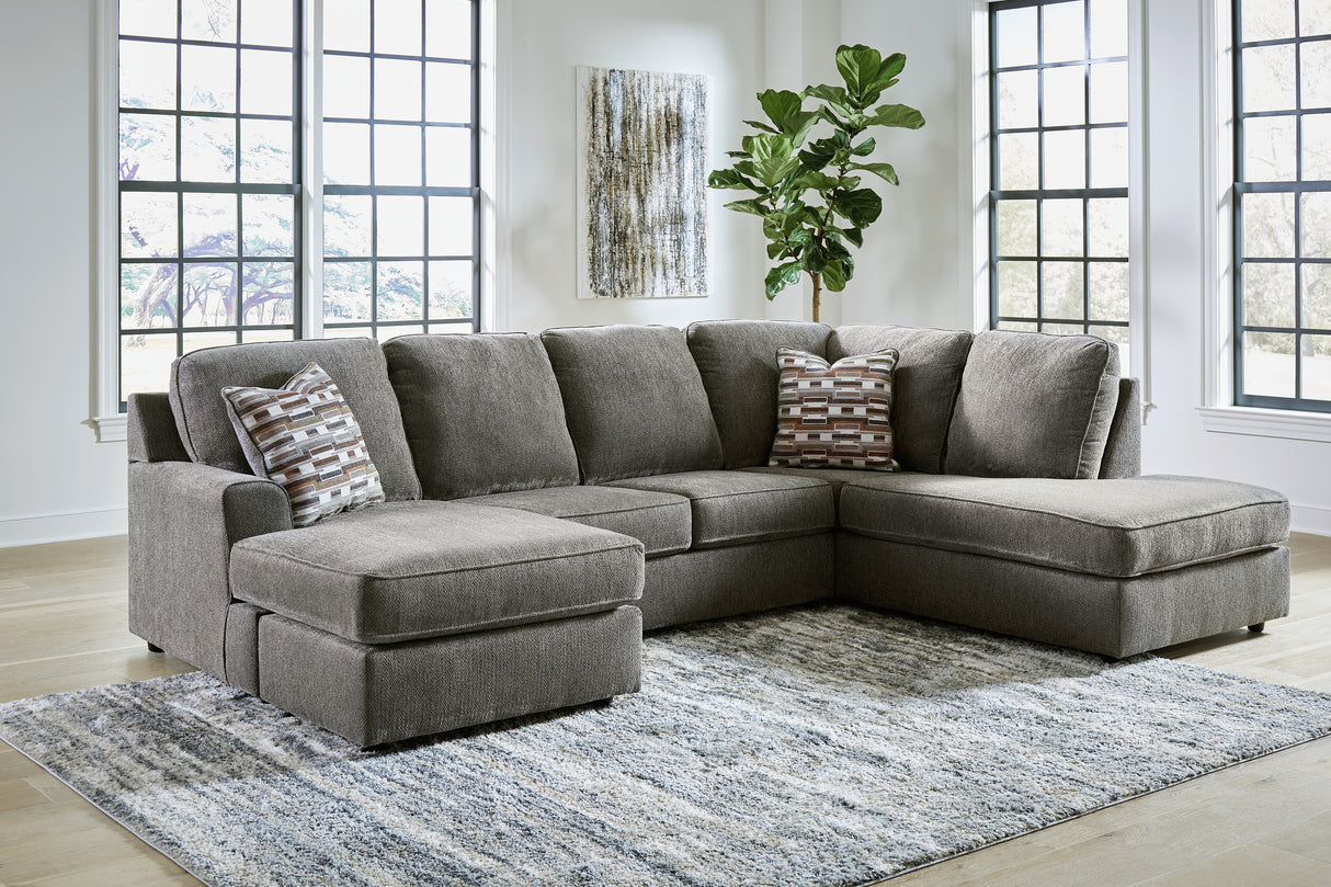 O'Phannon 2-Piece Sectional with Chaise (Configuration: 2-Piece (O'Phannon Left-Arm Facing Sofa Chaise, O'Phannon Right-Arm Facing Corner Chaise))