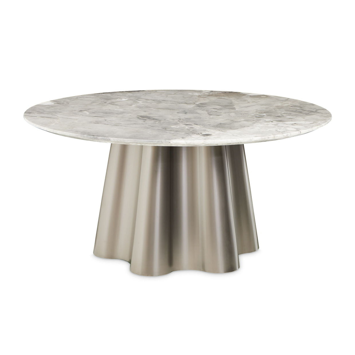 St. Charles - Round Dining Table - Dove Gray