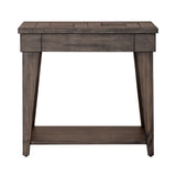 Arrowcreek - Chair Side Table - Dark Brown