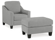 Adlai 2-Piece Chair and Ottoman (Chair, Ottoman)