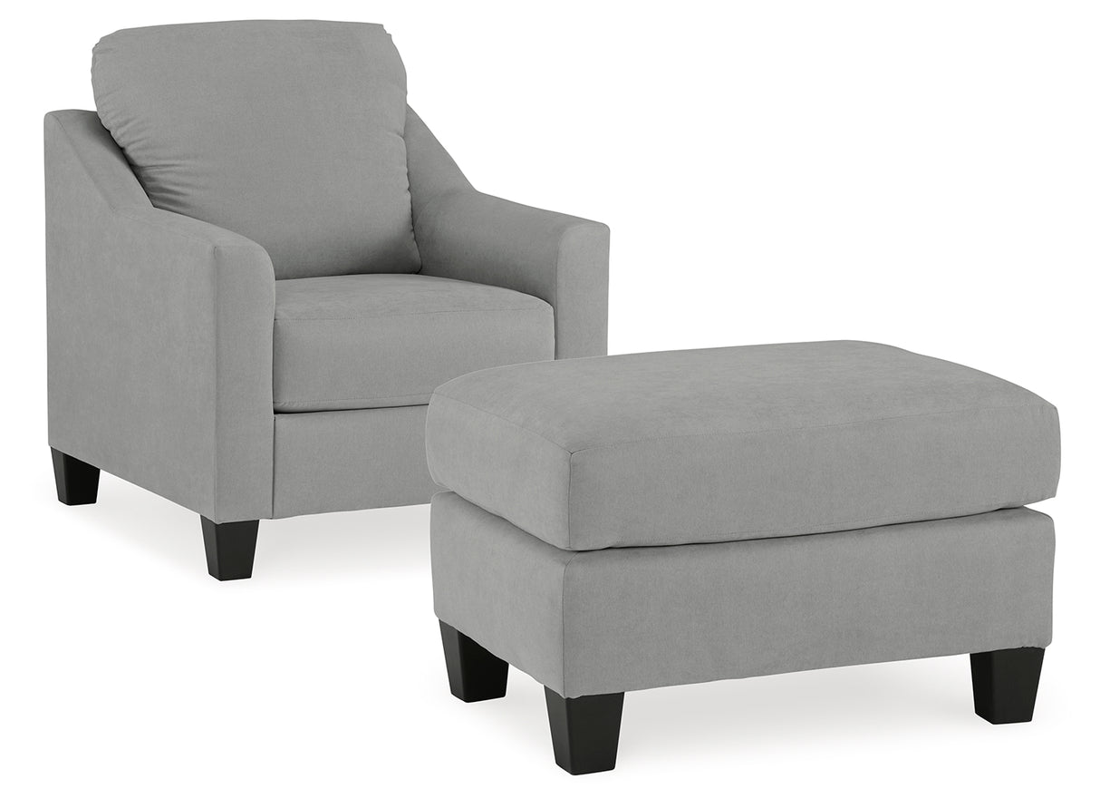 Adlai 2-Piece Chair and Ottoman (Chair, Ottoman)