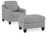 Adlai 2-Piece Chair and Ottoman (Chair, Ottoman)