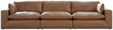 Emilia 3-Piece Sectional Sofa (Color: Caramel)