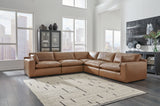 Emilia 5-Piece Sectional (Color: Caramel)