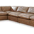 Emilia 6-Piece Sectional (Color: Caramel)